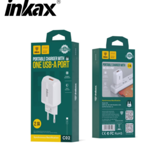 Chargeur inkax C02 2.1A - Hermy Electro Tunisie Chargeur Smartphone INKAX c02
