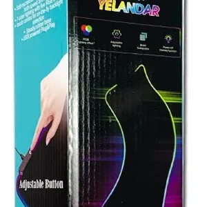 Pad Mouse Gamer Rgb Iluminado Color Negro Negro