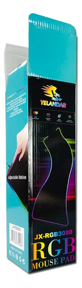 Pad Mouse Gamer Rgb Iluminado Color Negro Negro - Hermy Electro Tunisie Pad Mouse Gamer Rgb Iluminado Color Negro Negro