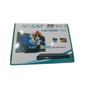 SPLITTER HDMI N-SAT 8 PORTS FULL HD 1080P 3D - Hermy Electro Tunisie Splitter HDMI 8 ports 4K 3D – 1 Entrée – 8 Sorties – Dupliquez votre source sur 8 écrans – Compatible 3D – Résolution d’image supportée : 480i / 480p/ 576i/ 576p / 720i/ 720p / 1080i/ 1080p 30hz (4K 30hz) – Compatible avec tous les format Audio: DTS-HD / DOLBY-trueHD /LPCM7.1 / DTS / DOLBY-AC3 / DSD – Alimentation: DC5V