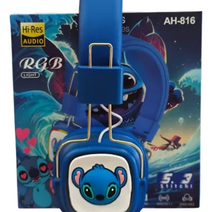Wireless Headphone Stich Auriculares Niño Kids Azul Audio Azul