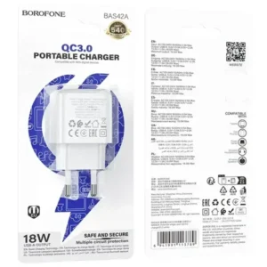 L'adaptateur secteur Borofone BAS45A en version 18W est l'accessoire indispensable pour ceux qui souhaitent abandonner la charge lente traditionnelle. Compact et performant, ce bloc d'alimentation délivre une puissance optimisée pour activer la charge rapide sur la majorité des smartphones Android et iOS. Sa conception en matériaux ignifuges et son système de protection intelligent garantissent une utilisation sûre au quotidien, offrant un gain de temps précieux pour recharger vos batteries en toute tranquillité.