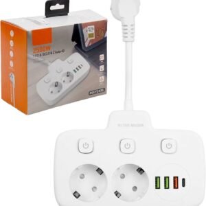 rallonge multiprise intelligente 6 en 1 de la marque LDNIO (modèle T2435