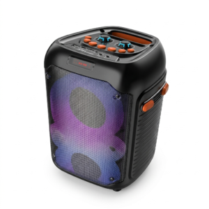 Enceinte Bluetooth Portable Lumineuse JQS Series - Son Puissant & LED RGB Tunisie - 159 DT - Hermy Electro